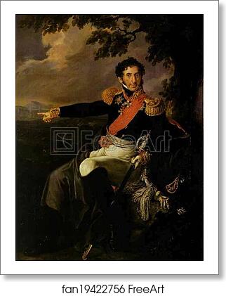 Free art print of Portrait of the Prince P. I. Bagration by Vasily Tropinin