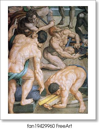 Free art print of Martyrdom of St. Lawrence. Detail by Agnolo Bronzino