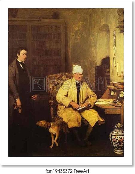 Free art print of The Letter of Introduction by Sir David Wilkie