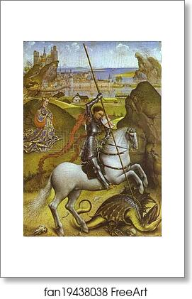 Free art print of St. George and the Dragon by Rogier Van Der Weyden
