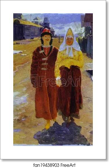 Free art print of Going on a Visit by Andrey Ryabushkin Free art print of Going on a Visit by Andrey Ryabushkin