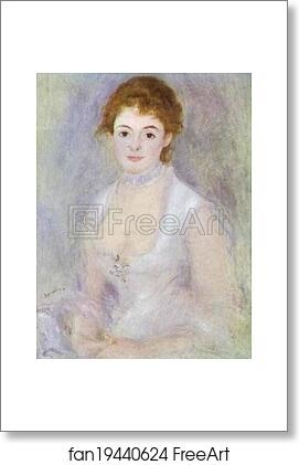 Free art print of Portrait of Madame Henriot by Pierre-Auguste Renoir