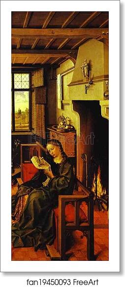 Free art print of St. Barbara by Robert Campin (Master Of Flemalle)