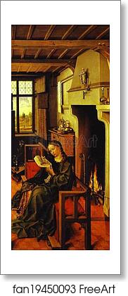 Free art print of St. Barbara by Robert Campin (Master Of Flemalle) Free art print of St. Barbara by Robert Campin (Master Of Flemalle)