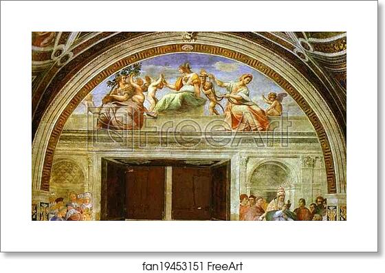 Free art print of The Virtues by Raphael Free art print of The Virtues by Raphael