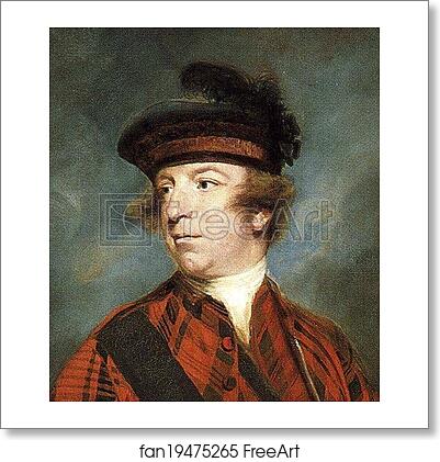 Free art print of John Murray, 4th Earl of Dunmore. Detail by Sir Joshua Reynolds