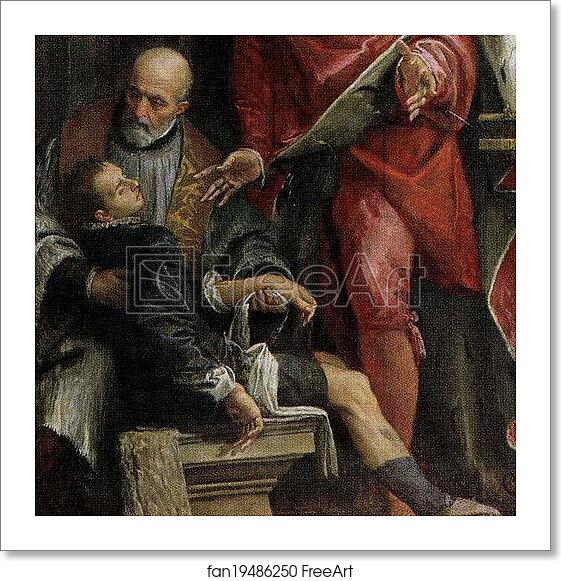 Free art print of Saint Pantaleon Healing a Child. Detail by Paolo Veronese Free art print of Saint Pantaleon Healing a Child. Detail by Paolo Veronese