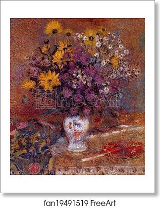 Free art print of Vase of Flowers by Georges Lemmen