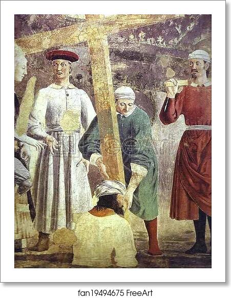 Free art print of Legend of the True Cross: Discovery and Proof of the True Cross. Detail by Piero Della Francesca Free art print of Legend of the True Cross: Discovery and Proof of the True Cross. Detail by Piero Della Francesca