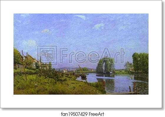 Free art print of The Island of Saint-Denis by Alfred Sisley Free art print of The Island of Saint-Denis by Alfred Sisley