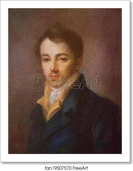 Free art print of Portrait of M. A. Fonvizin by Alexey Venetsianov Free art print of Portrait of M. A. Fonvizin by Alexey Venetsianov