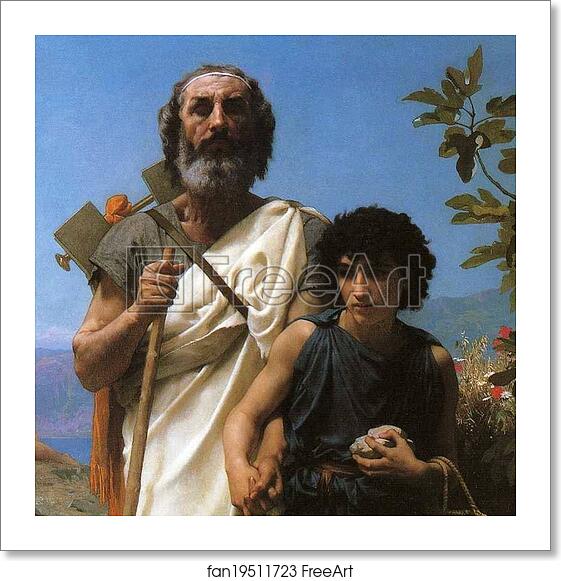 Free art print of Homer and His Guide. Detail by William-Adolphe Bouguereau Free art print of Homer and His Guide. Detail by William-Adolphe Bouguereau