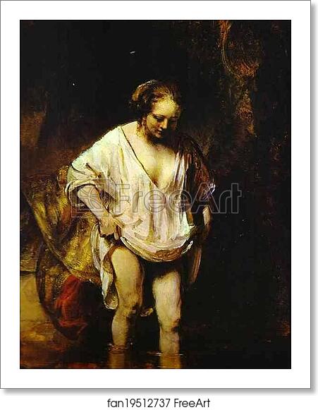Free art print of Hendrickje Bathing in a River by Rembrandt Harmenszoon Van Rijn Free art print of Hendrickje Bathing in a River by Rembrandt Harmenszoon Van Rijn