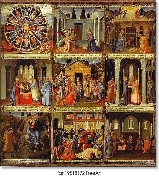 Free art print of Armadio degli Argenti by Fra Angelico