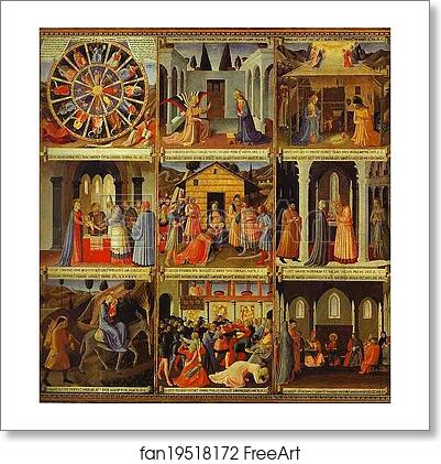Free art print of Armadio degli Argenti by Fra Angelico