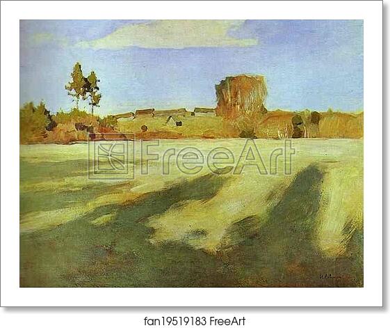 Free art print of Field after Harvest by Isaac Levitan Free art print of Field after Harvest by Isaac Levitan