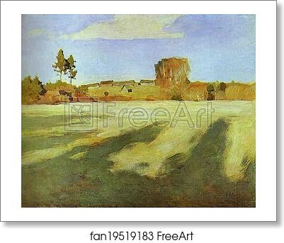 Free art print of Field after Harvest by Isaac Levitan
