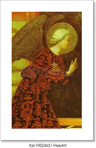 Free art print of Archangel Gabriel by Masolino Da Panicale Free art print of Archangel Gabriel by Masolino Da Panicale