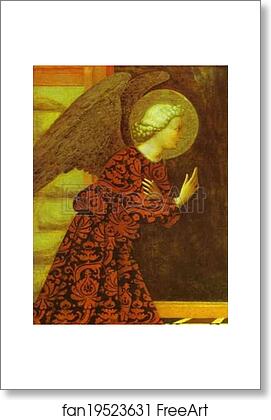 Free art print of Archangel Gabriel by Masolino Da Panicale