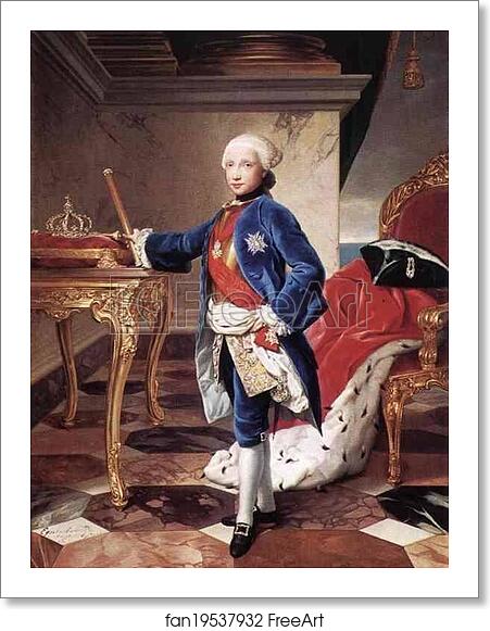 Free art print of Ferdinand IV, King of Naples by Anton Raphael Mengs Free art print of Ferdinand IV, King of Naples by Anton Raphael Mengs