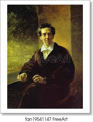 Free art print of Portrait of Count A. A. Perovsky (the Writer Anton Pogorelsky) by Karl Brulloff Free art print of Portrait of Count A. A. Perovsky (the Writer Anton Pogorelsky) by Karl Brulloff