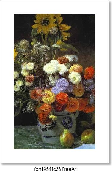 Free art print of Flowers in a Vase by Pierre-Auguste Renoir Free art print of Flowers in a Vase by Pierre-Auguste Renoir