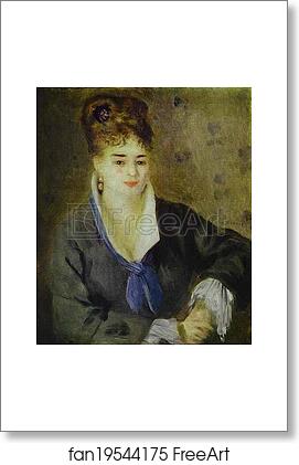 Free art print of Lady in Black by Pierre-Auguste Renoir