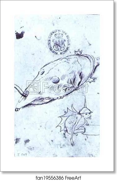 Free art print of Tortoise with Death's Head on its Carapace and Winged Demon by Hieronymus Bosch Free art print of Tortoise with Death's Head on its Carapace and Winged Demon by Hieronymus Bosch