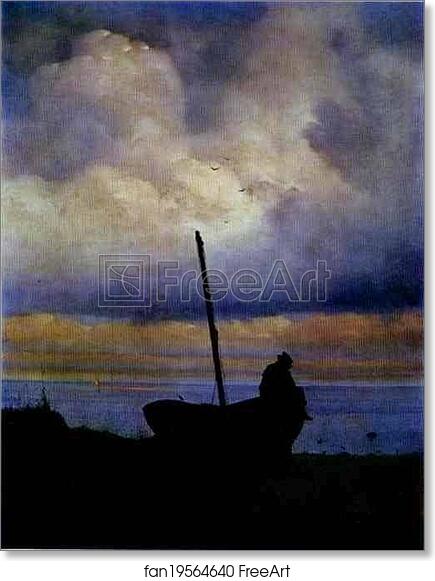 Free art print of View of the Coast Near St. Petersburg by Ivan Aivazovsky