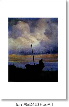 Free art print of View of the Coast Near St. Petersburg by Ivan Aivazovsky