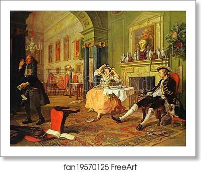 Free art print of Shortly After the Marriage by William Hogarth
