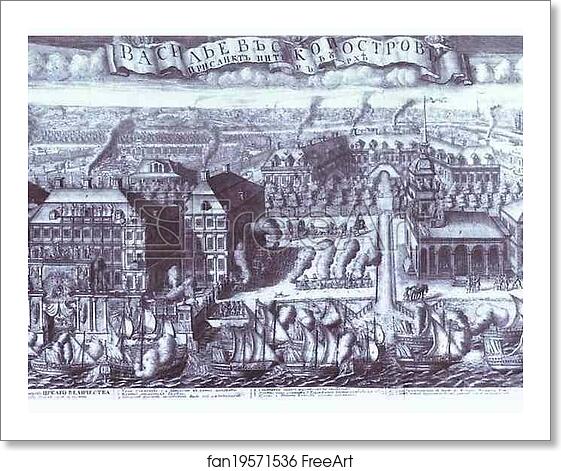 Free art print of The Bringing of the Swedish Ships to St. Petersburg after the Victory in the Battle of Gangut, September 9, 1714 by Alexey Zubov Free art print of The Bringing of the Swedish Ships to St. Petersburg after the Victory in the Battle of Gangut, September 9, 1714 by Alexey Zubov