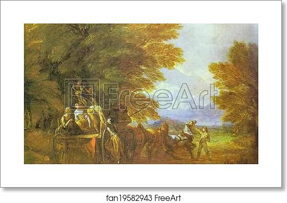 Free art print of The Harvest Wagon by Thomas Gainsborough Free art print of The Harvest Wagon by Thomas Gainsborough
