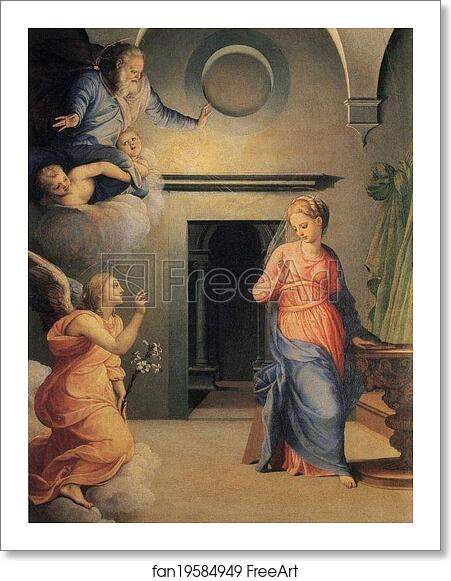 Free art print of Annunciation by Agnolo Bronzino