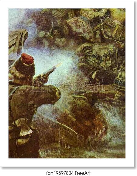 Free art print of The Conquest of Siberia by Yermak. Detail by Vasily Surikov Free art print of The Conquest of Siberia by Yermak. Detail by Vasily Surikov