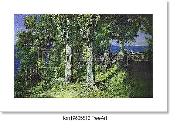 Free art print of Cypresses on a Seashore. The Crimea by Arkhip Kuinji Free art print of Cypresses on a Seashore. The Crimea by Arkhip Kuinji