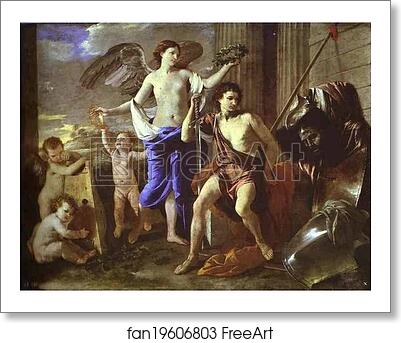 Free art print of The Triumph of David by Nicolas Poussin