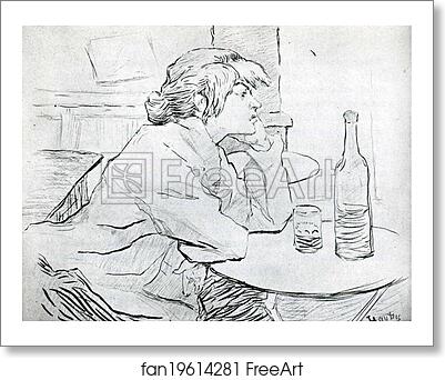 Free art print of The Morning After by Henri De Toulouse-Lautrec