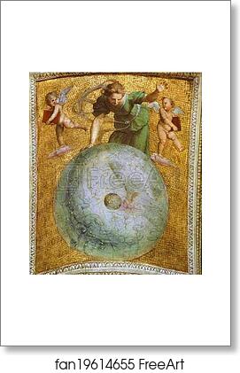 Free art print of Prime Mover (Astronomy) (ceiling panel) by Raphael