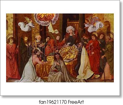 Free art print of Death of the Virgin by Hans Holbein The Elder