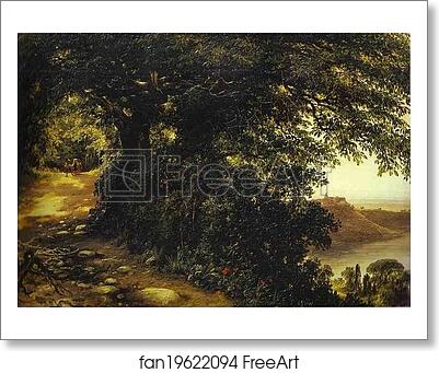 Free art print of View of Castel-Gandolfo near Rome by Mikhail Lebedev Free art print of View of Castel-Gandolfo near Rome by Mikhail Lebedev