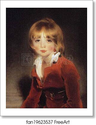 Free art print of The Children of Ayscoghe Boucherett. Detail by Sir Thomas Lawrence