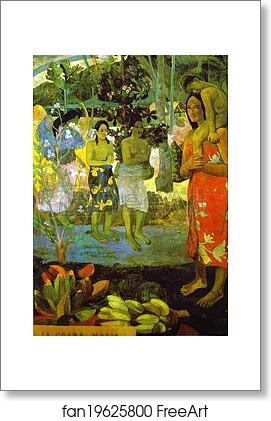 Free art print of Ia Orana Maria (Hail Mary) by Paul Gauguin