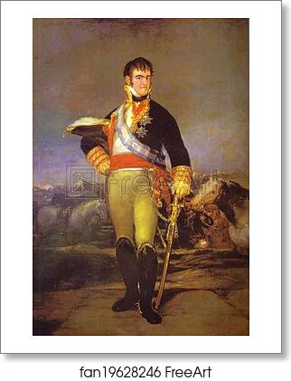 Free art print of Portrait of Ferdinand VII by Francisco De Goya Y Lucientes