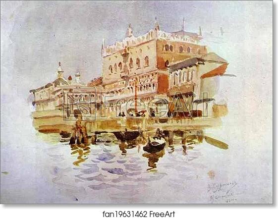 Free art print of The Dodges' Palace. Venice by Vasily Surikov