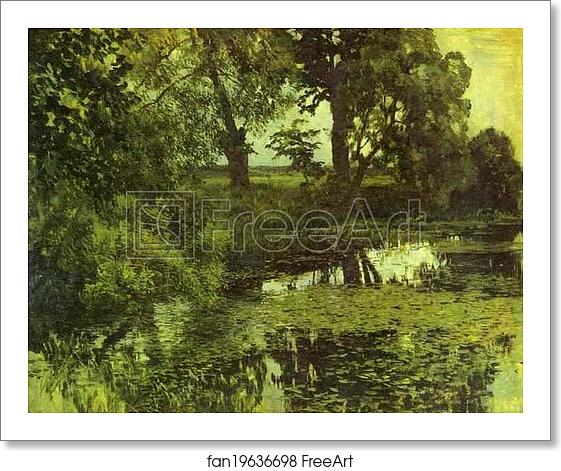 Free art print of Overgrown Pond by Isaac Levitan Free art print of Overgrown Pond by Isaac Levitan