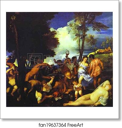 Free art print of Bacchanal of the Andrians by Titian Free art print of Bacchanal of the Andrians by Titian