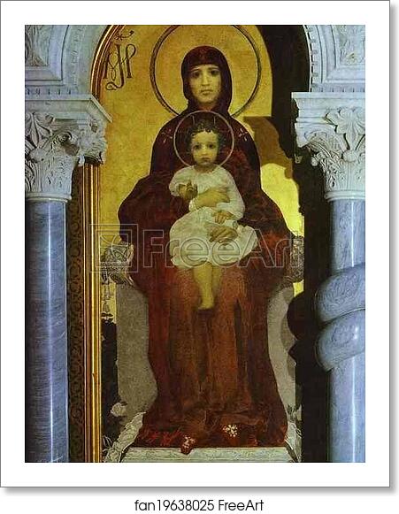 Free art print of The Virgin and Child by Mikhail Vrubel Free art print of The Virgin and Child by Mikhail Vrubel