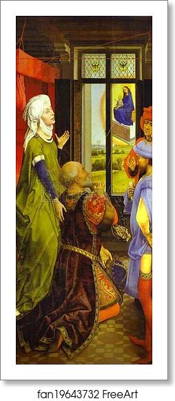 Free art print of Middelburg Altarpiece. Vision of the Emperor Octavian. Detail by Rogier Van Der Weyden Free art print of Middelburg Altarpiece. Vision of the Emperor Octavian. Detail by Rogier Van Der Weyden