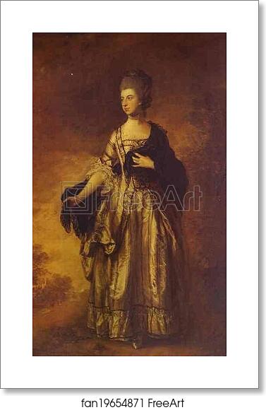 Free art print of Isabella, Viscountess Molyneux by Thomas Gainsborough